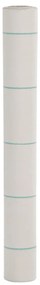 vidaXL Tela para ervas daninhas 1x50 m PP branco