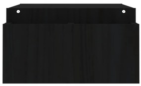 Suporte para monitor 100x27,5x15 cm madeira pinho maciça preto