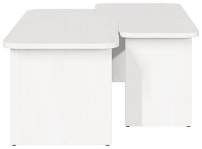 Mesa de centro 2 pcs Branco 100 x 69 x 35.5 cm