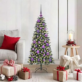 vidaXL Árvore de Natal Artificial Verde 120 cm PVC, Plástico e Aço