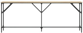Mesa consola 200x29x75 cm derivados de madeira carvalho sonoma