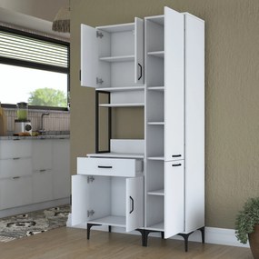 Armário Multiusos JE121 – Branco – 100x198,6x40 cm