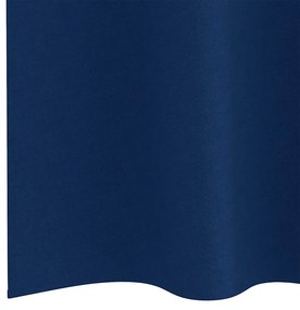 Cortinas com cortinas 2 pcs Azul escuro 260 x 140 cm Poliéster