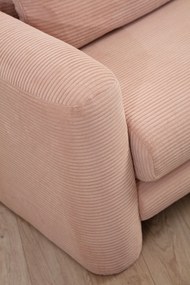Sofá de Canto Lily – Rosa – 290 x 165 cm