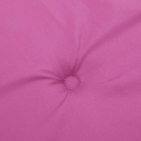 Almofadões p/ cadeira de encosto baixo 2 pcs tecido rosa
