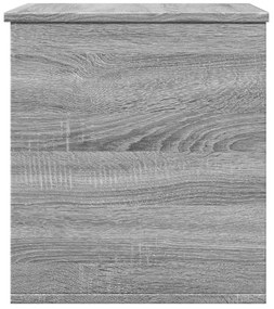 Caixa de arrumação 60x42x46 cm derivados madeira cinza sonoma