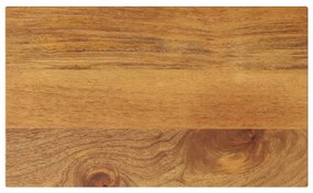vidaXL Tampo de mesa retangular 60x40x2,5 cm mangueira maciça
