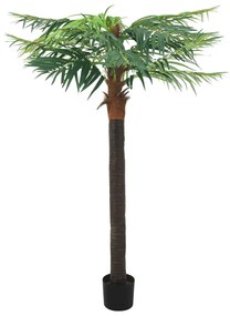 vidaXL Palmeira phoenix artificial com vaso 215 cm verde