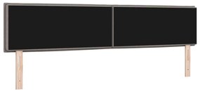 Cabeceira vidaXL Design Linhas Taupe 200 cm Tecido