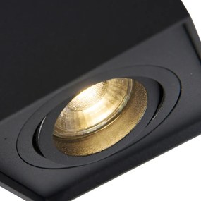 LED Foco inteligente preto ajustável com Wi-Fi GU10 - Quadro Up Moderno,Design