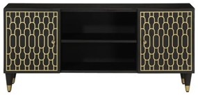 Móvel de TV 105x33x46 cm madeira de mangueira maciça