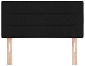 Cabeceira vidaXL Design Linhas Preto 90 cm Tecido