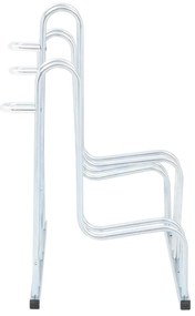 Suporte independente para 3 bicicletas aço galvanizado