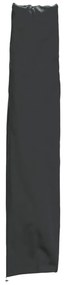 vidaXL Capa para guarda-sol de jardim 136x25/23,5 cm 420D oxford preto