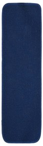 Tapetes antiderrapantes p/ escadas 15 pcs 75x20 cm azul marinho