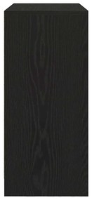Aparador c/ gaveta 80x34x76 cm deriv. madeira carvalho preto