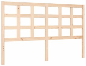 Cama sem colchão 160x200 cm madeira de pinho maciça