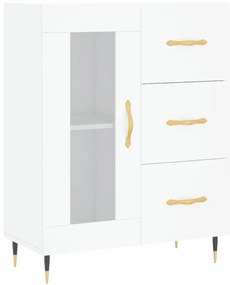 Armário alto 69,5x34x180 cm derivados de madeira branco