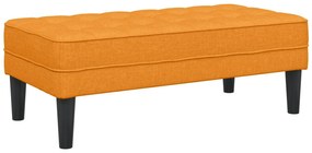 Banco vidaXL Amarelo Escuro 113x57x39 cm Tecido