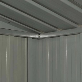 Abrigo de jardim 257x205x178 cm aço antracite