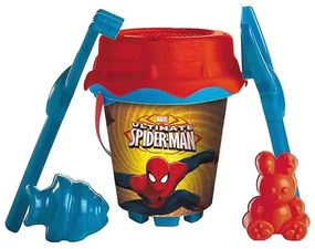 Conjunto de Brinquedos de Praia Spiderman (6 Pcs)