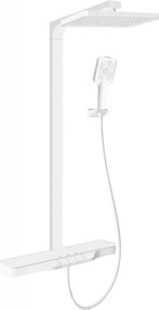 Mexen Zoom conjunto de duche de superfície com chuveiro de teto e misturadora, branco - 78101-20