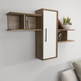 Prateleira de Parede Olida – Nogueira – 118,6x35x51,8 cm