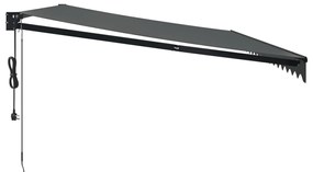 Toldo retrátil automático 5x3 m antracite