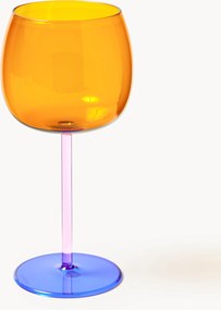 Copos de vinho tinto em vidro de borosilicato artesanal Karisa, 4 uni.