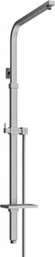 Mexen Q coluna de chuveiro, grafite - 79395-66