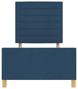Cama vidaXL Azul 90x200 cm Tecido
