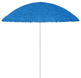 vidaXL Guarda-sol de praia Hawaii 300 cm azul