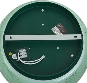 Candeeiro de Teto Art Deco Verde com Vidro Incl. LED Regulável em 3 Níveis - Thimble
