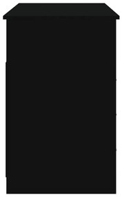 Secretária c/ gavetas 102x50x76 cm derivados de madeira preto