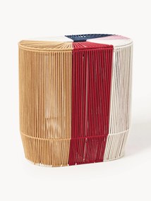 Cesto duplo para roupa suja em corda tecido à mão Gabe