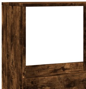 Estante 100x33x175 cm derivados de madeira carvalho fumado