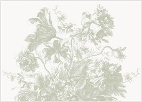 Papel de parede Engraved Flowes