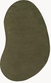 Tapete em lã artesanal com forma orgânica Kadey