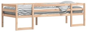 Estrutura de cama infantil 80x200 cm madeira de pinho maciça