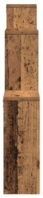 Prateleira de parede madeira antiga 80x15x78,5 cm