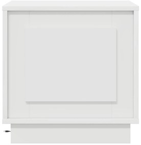 Cômodas de Canto com Luzes LED 2 pcs Brancas 44x34,5x45 cm