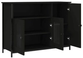 Aparador 100x35x75 cm derivados de madeira preto