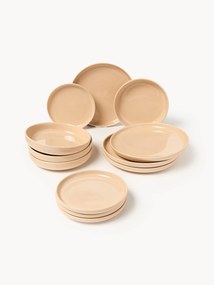 Conjunto de loiça em porcelana Nessa, 4 pessoas, conjunto de 12