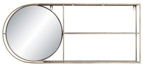 Espelho de Parede Dkd Home Decor Espelho Dourado Metal Moderno (80 X 13 X 35 cm)