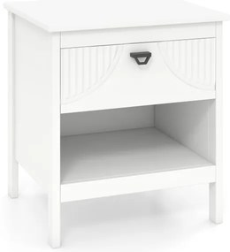 3-Cômoda estilo moderno, armário de armazenamento doméstico, branco