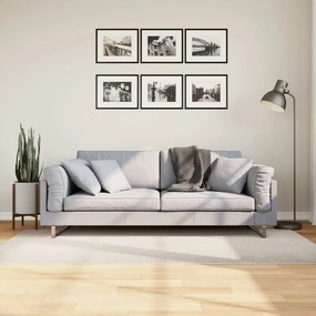 vidaXL Tapete de pelo curto IZA visual escandinavo 100x200cm cor creme