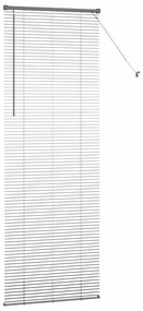 Persiana de Janela Cinzento-escuro 80 x 130 cm Alumínio