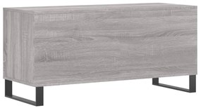 Armário p/ discos 100x38x48cm derivados madeira cinzento sonoma