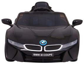 Carro elétrico para Crianças 12V BMW I8 LIFT Rodas de EVA, Assento de couro Preto