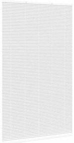 Persiana de Janela com cortinas Outros Manual Branco 80 x 130 cm Alumí
